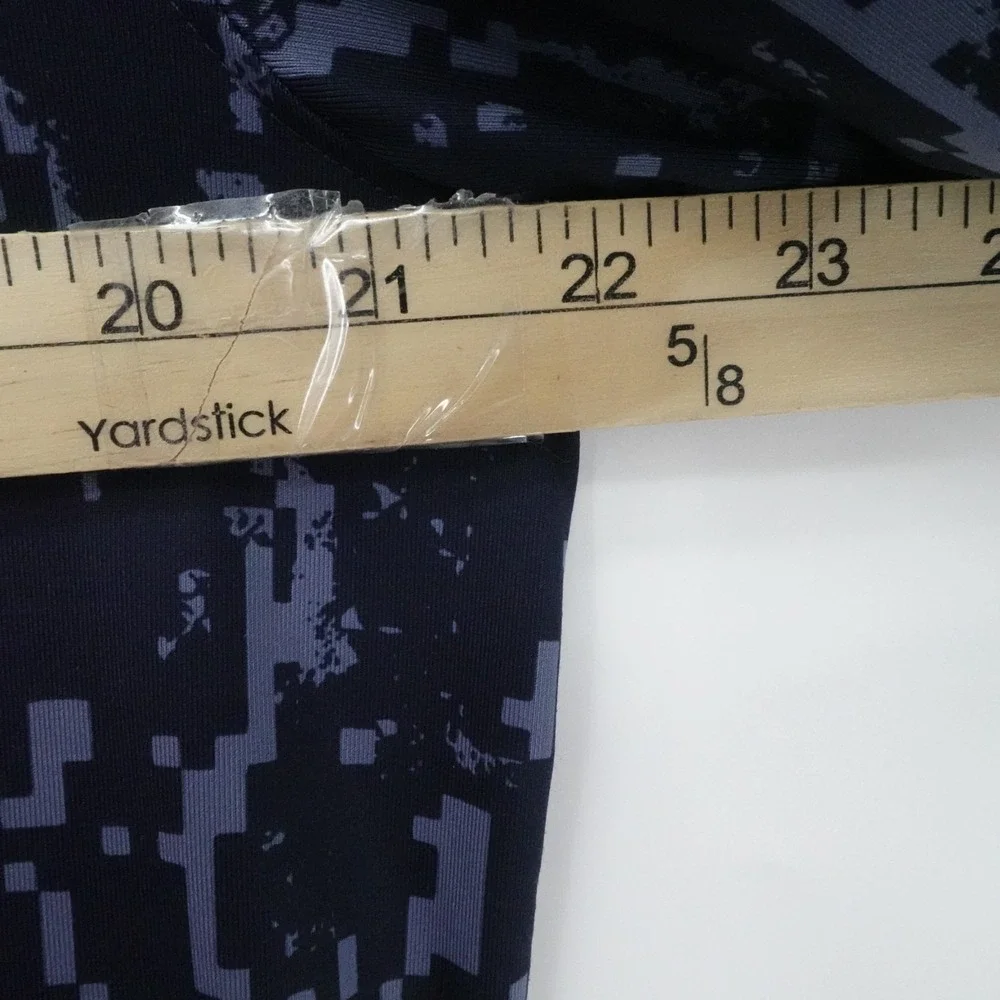 Spanish Oaks Golf Club‎ Polo Mens Medium Blue Digital Camo Stretch Nike Golf